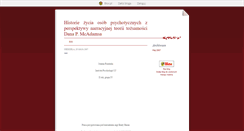 Desktop Screenshot of narracyjnatozsamosc.blox.pl