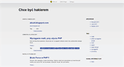 Desktop Screenshot of hakier.blox.pl