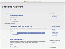 Tablet Screenshot of hakier.blox.pl