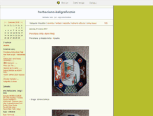 Tablet Screenshot of herbacianokaligraficznie.blox.pl