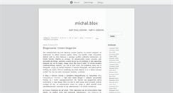 Desktop Screenshot of michal.blox.pl