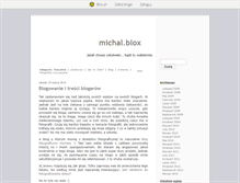Tablet Screenshot of michal.blox.pl
