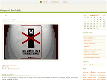 Tablet Screenshot of minecraft.blox.pl