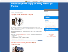 Tablet Screenshot of gralawar.blox.pl