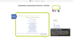 Desktop Screenshot of kontenerybudowlane.blox.pl