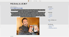Desktop Screenshot of pedalujemy.blox.pl