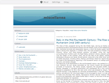 Tablet Screenshot of miscellanea.blox.pl