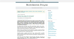 Desktop Screenshot of bezposredniezwiazki.blox.pl