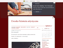Tablet Screenshot of bizuteriaewasko.blox.pl