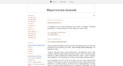 Desktop Screenshot of mikroekonomia.blox.pl