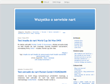 Tablet Screenshot of nartyserwis.blox.pl