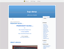 Tablet Screenshot of kupobraz.blox.pl