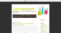 Desktop Screenshot of laboratorium.blox.pl