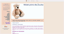 Desktop Screenshot of misiekgotuje.blox.pl