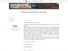 Tablet Screenshot of biznesazja.blox.pl