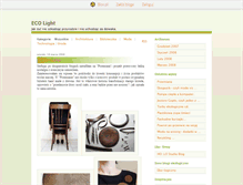Tablet Screenshot of ecolight.blox.pl