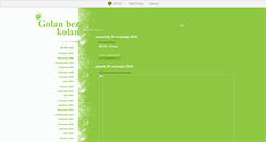Desktop Screenshot of golanbezkolan.blox.pl