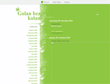 Tablet Screenshot of golanbezkolan.blox.pl