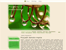 Tablet Screenshot of problemywmalzenstwie.blox.pl