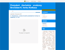 Tablet Screenshot of bronislawkomorowskiprezydent3rp.blox.pl