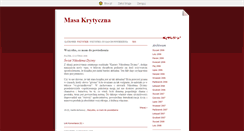 Desktop Screenshot of masakrytyczna.blox.pl