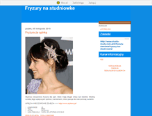 Tablet Screenshot of fryzurynastudniowke.blox.pl