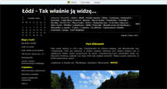 Desktop Screenshot of galeriamiastalodzi.blox.pl