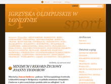 Tablet Screenshot of igrzyskalondyn.blox.pl