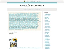 Tablet Screenshot of kulturalny.blox.pl