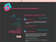 Tablet Screenshot of kursy.blox.pl