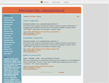 Tablet Screenshot of marcopolobus.blox.pl