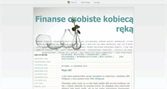 Desktop Screenshot of finansekobiecareka.blox.pl