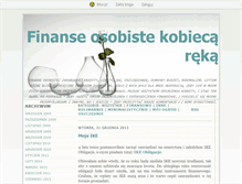 Tablet Screenshot of finansekobiecareka.blox.pl
