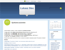 Tablet Screenshot of lukaszstec.blox.pl
