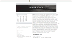 Desktop Screenshot of minimalbooks.blox.pl