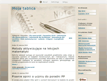 Tablet Screenshot of matematykazsobb.blox.pl