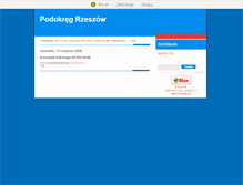 Tablet Screenshot of podokregrzeszow.blox.pl