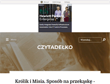 Tablet Screenshot of czytadelko.blox.pl