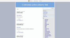 Desktop Screenshot of jedenlink.blox.pl