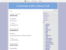 Tablet Screenshot of jedenlink.blox.pl