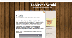 Desktop Screenshot of labiryntsztuki.blox.pl