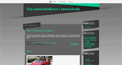 Desktop Screenshot of grysamochodoweonline.blox.pl