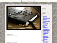 Tablet Screenshot of kataryniarze.blox.pl