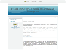 Tablet Screenshot of drenazlimfatyczny.blox.pl