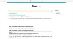 Desktop Screenshot of bierzkredyt.blox.pl