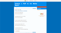 Desktop Screenshot of dotacjepup.blox.pl