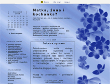 Tablet Screenshot of matkazonakochanka.blox.pl