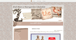 Desktop Screenshot of klubmamstarogard.blox.pl