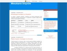 Tablet Screenshot of mieszkanianaursynowie.blox.pl