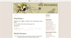 Desktop Screenshot of millyminimalistka.blox.pl